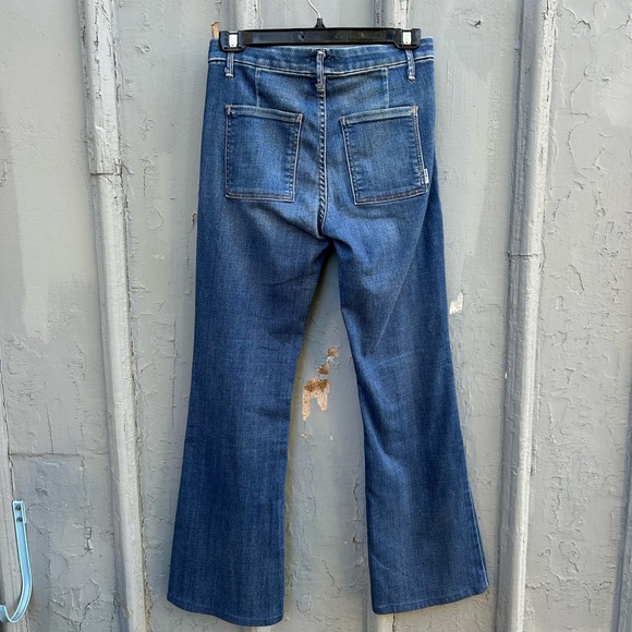 Mother The Drama High-Rise Flare Jeans, size 28 - Picture 3 of 11